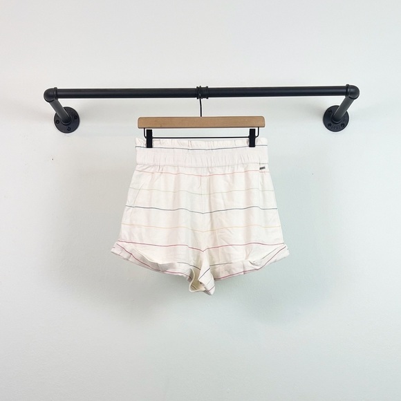 NWT O’Neill Alden Pull On Striped Shorts White/Multi - Picture 7 of 8